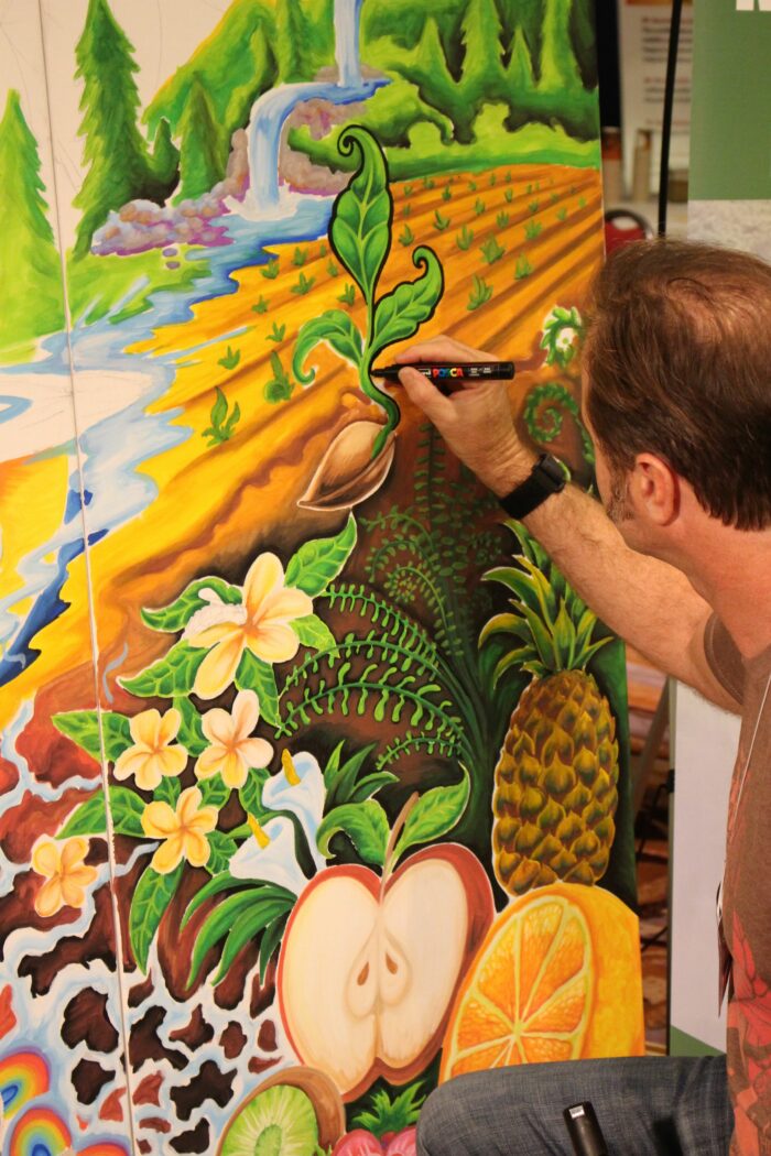 CASE STUDY Greenfield Naturals Illustration And Live Mural Painting At