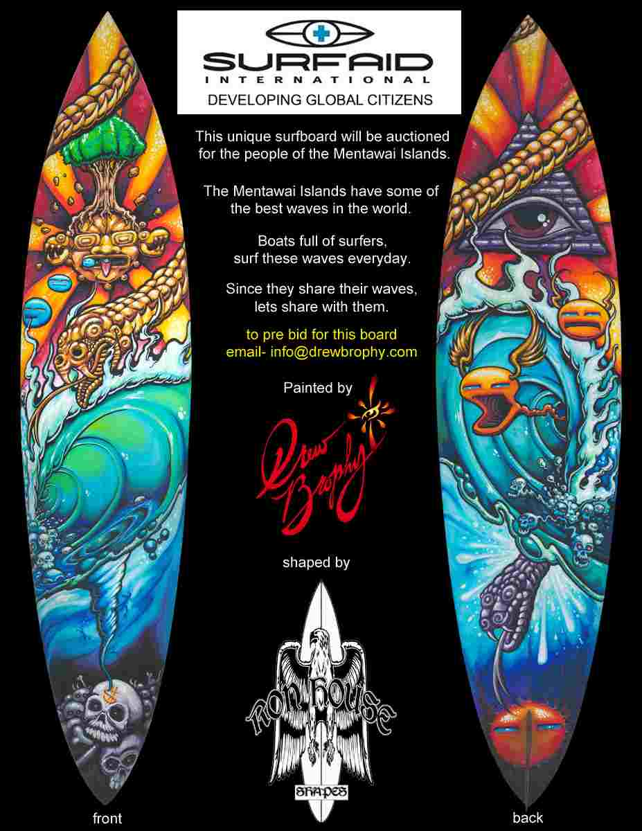 Surfboard Drew Brophy Surf Lifestyle Art