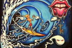 9_THE_KEY_IS_TO_LISTEN_Painting_number_9_of_20x20_by_Drew_Brophy_sized_11x14_Sept_25_2013