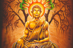 2011-Buddha-LOTUS-C-Drew-Brophy mixed-media-on-canvas-36-x-24