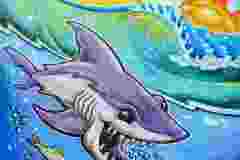 happy-shark-for-cheryl-crowes-kids-april-2012-by-drew-brophy