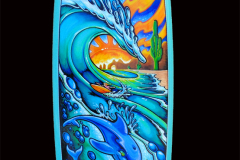 2014-Painting-on-Surfboard-by-Drew-Brophy-for-LOS-CABOS-TOURISM-promotion