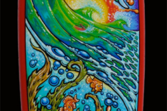 2014-SUNSET-KELP-Painting-on-Surfboard-By-Drew-Brophy-commissioned-work