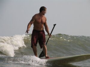 Travis Jervey, Tailbacking a wave!