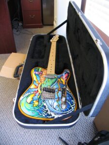 One of my Hand Painted Guitars