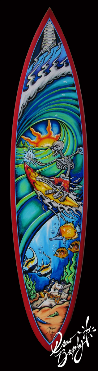 SEASPINE-SURFBOARD-Painting-(c)-Drew-Brophy