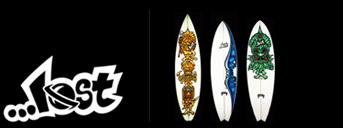 Drew Brophy Licensed Art for Lost Enterprises Surfboards