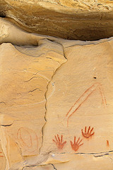 Handprints in the Grand Canyon