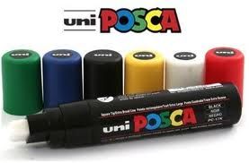 Uni Posca pen image and LOGO