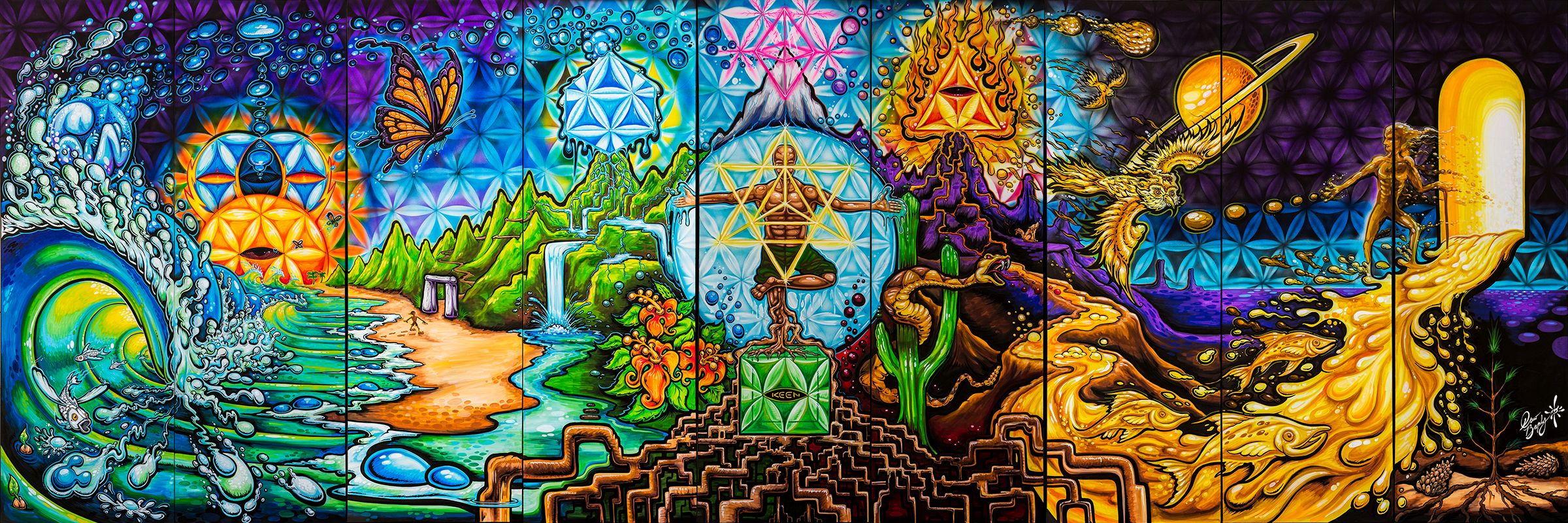 A Life Well Lived Sacred Geometry Art Platonic Solids